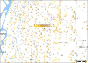 map of Bakharwāla