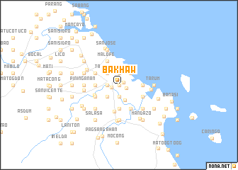 map of Bakhaw