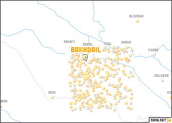 map of Bakhdail