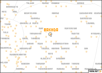 map of Bakhda