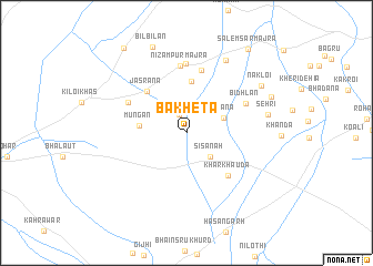 map of Bakheta