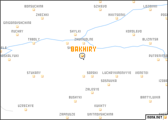 map of Bakhiry