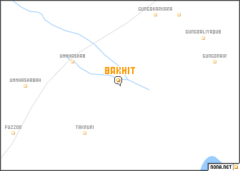 map of Bakhīt