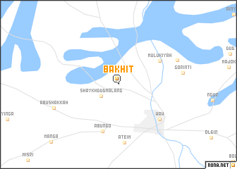 map of Bakhīt