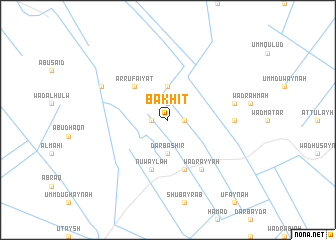 map of Bakhīt