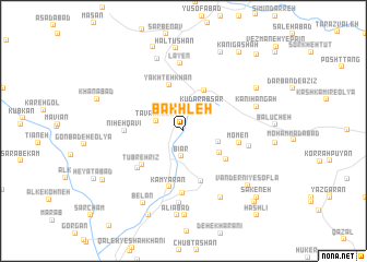 map of Bākhleh