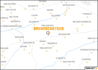 map of Bakhmacheyevo