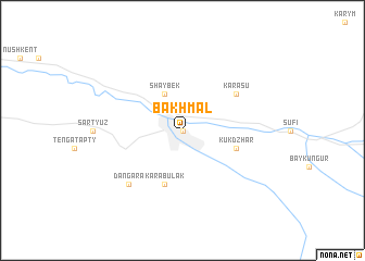 map of Bakhmal