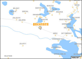 map of Bakhmara