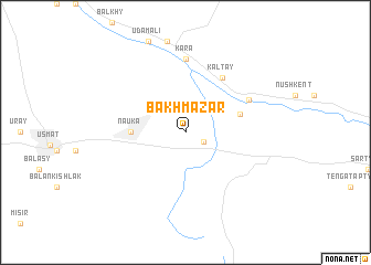 map of Bakh-Mazar