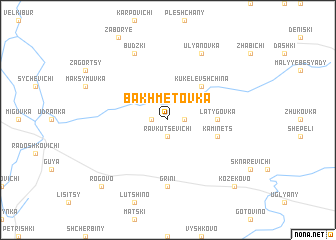 map of Bakhmetovka