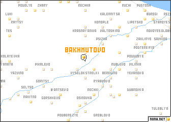 map of Bakhmutovo