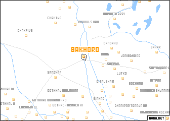 map of Bakhoro