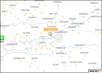 map of Bakhor