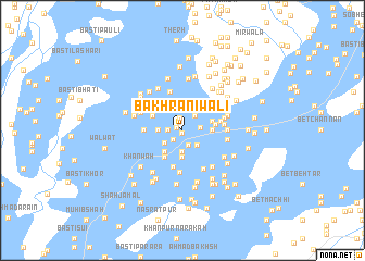 map of Bakhrāniwāli