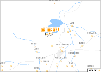 map of Bakhra