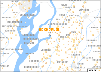 map of Bakhrewāli