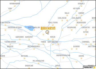 map of Bakhrin