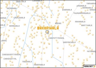 map of Bakhrīwāla