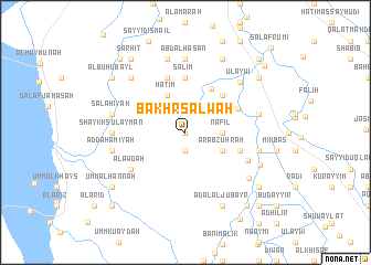 map of Bakhr Salwah