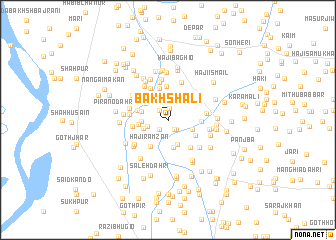 map of Bakhsh Ali