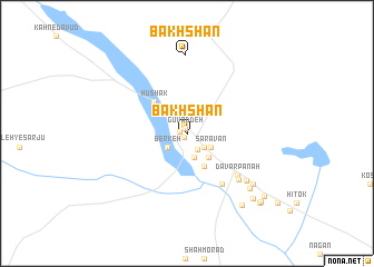 map of Bakhshān