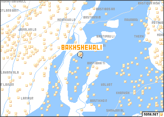 map of Bakhshewāli