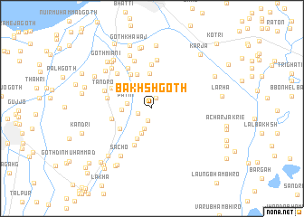 map of Bakhsh Goth