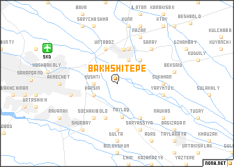 map of Bakhshi-Tepe