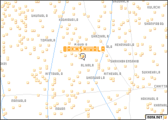 map of Bakhshīwāla