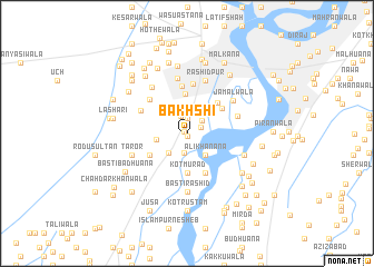 map of Bakhshi