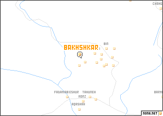 map of Bakhshkār
