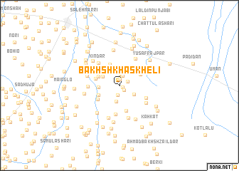 map of Bakhsh Khāskheli