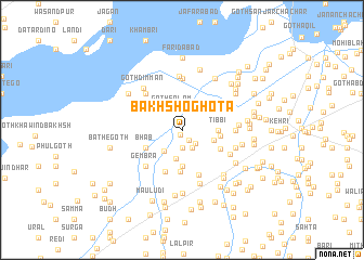 map of Bakhsho Ghota