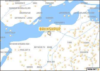map of Bakhshpur