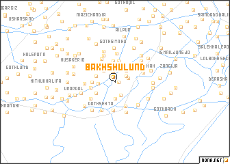 map of Bakhshu Lund
