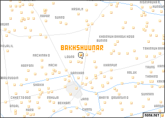 map of Bakhshu Unar