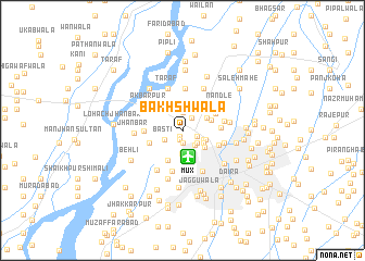 map of Bakhshwāla