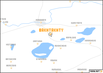 map of Bakhtakhty