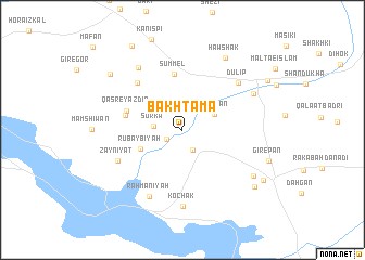 map of Bakhtama