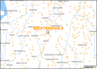 map of Bakhtāwarwāla