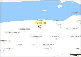 map of Bakhta