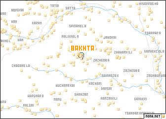 map of Bakhta