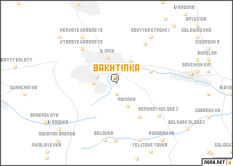 map of Bakhtinka