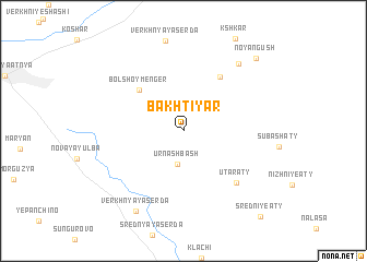 map of Bakhtiyar