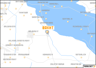 map of Bakht