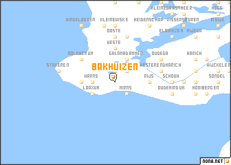 map of Bakhuizen