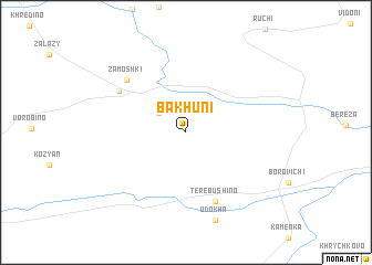 map of Bakhuni