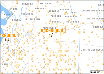 map of Bakhūwāla