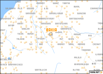 map of Bakia